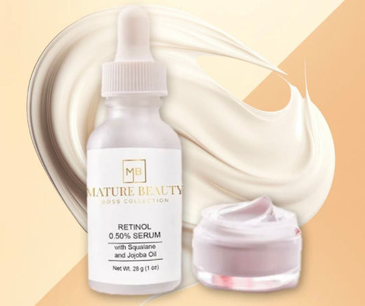 Beauty Retinol Serum w/ Anti-Aging Moisturizer